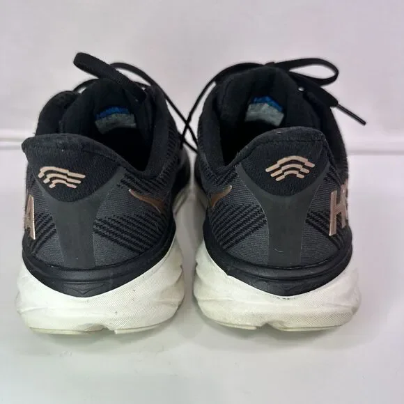 Hoka One One Women's Clifton 9 1127896 BRGL Black Running Shoes Sneakers Size 9B - Picture 4 of 9